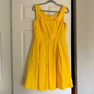 Calvin Klein Yellow Dress